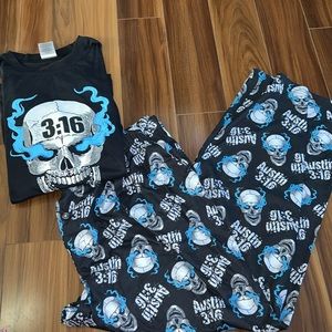 XXL WWE Austin 3:16 pajama set